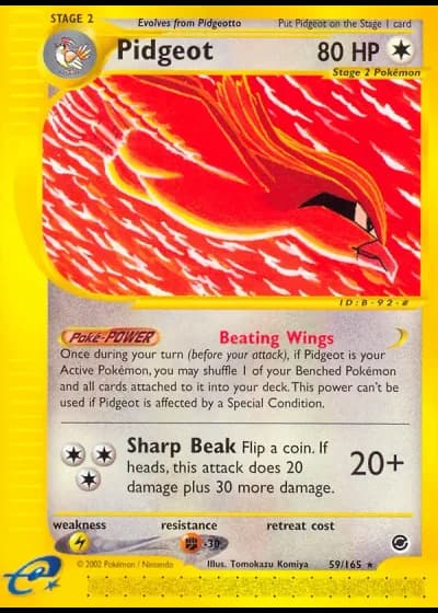 Pidgeot #59/165 — Expedition Set Base