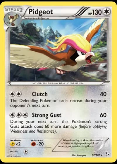 Pidgeot #77/106 — Flashfire
