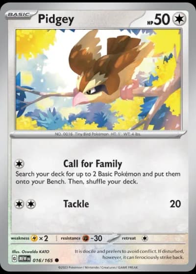 Pidgey #016/165 — 151