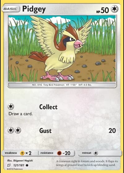 Pidgey #121/181 — Team Up