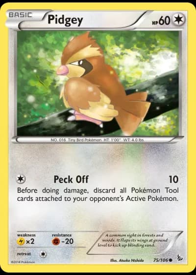 Pidgey #75/106 — Flashfire