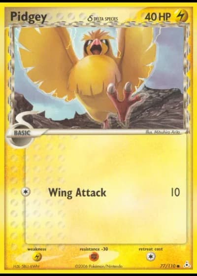 Pidgey #77/110 — Holon Phantoms