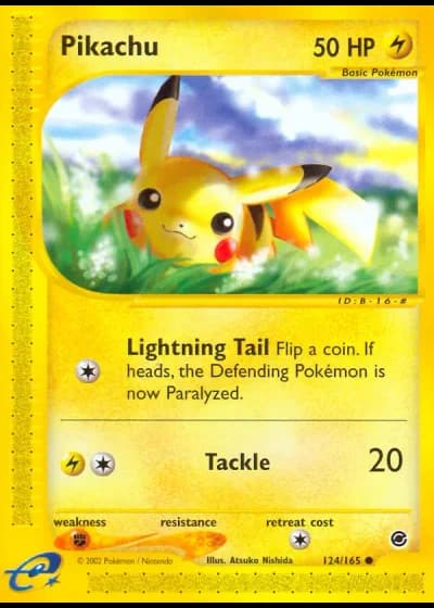 Pikachu #124/165 — Expedition