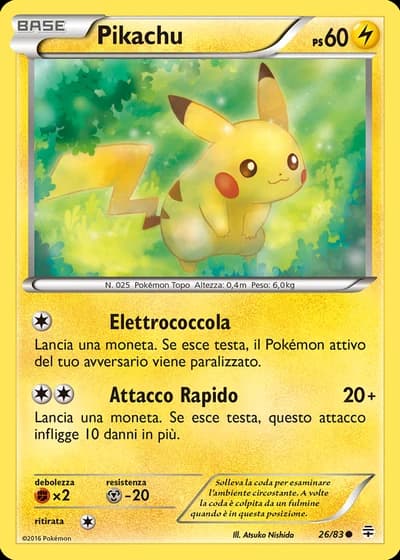 Pikachu #26/83 — Generazioni