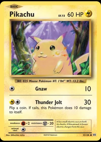 Pikachu #35/108 — Evolutions