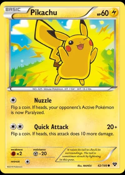 Pikachu #42/146 — XY