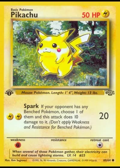Pikachu #60/64 — Jungle