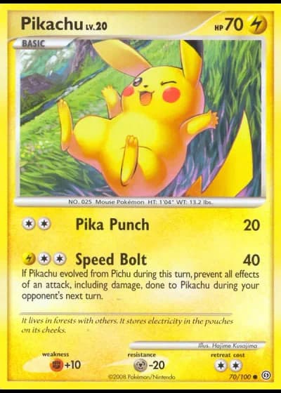 Pikachu #70/100 — Stormfront