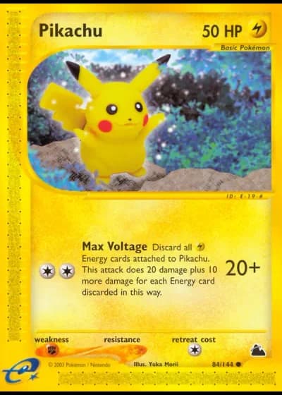 Pikachu #84/144 — Skyridge