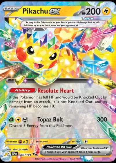 Pikachu ex #57/76 — World Championships 2025