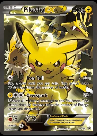 Pikachu EX XY124