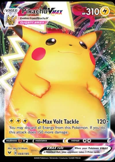 Pikachu VMAX #44/185 — Vivid Voltage
