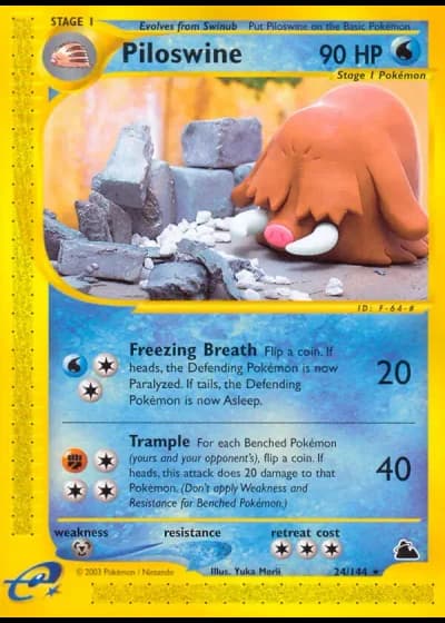 Piloswine #24/144 — Skyridge