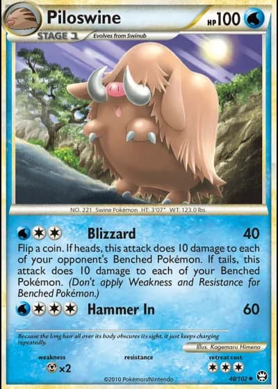 Piloswine #48/102 — Triumphant