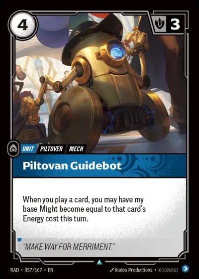 Piltovan Guidebot #057/189 — Radiance