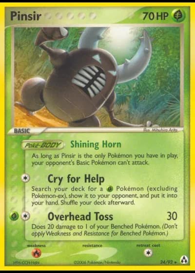 Pinsir #24/92 — EX La Leggenda di Mew
