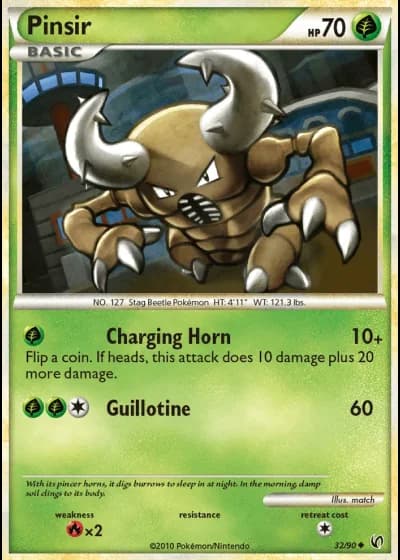 Pinsir #32/90 — Undaunted