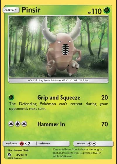 Pinsir #4/214 — Lost Thunder