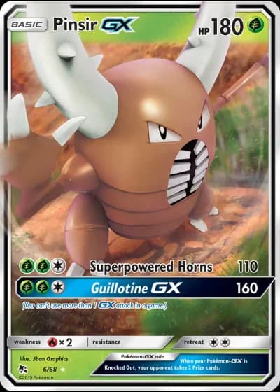 Pinsir GX #6/68 — Hidden Fates