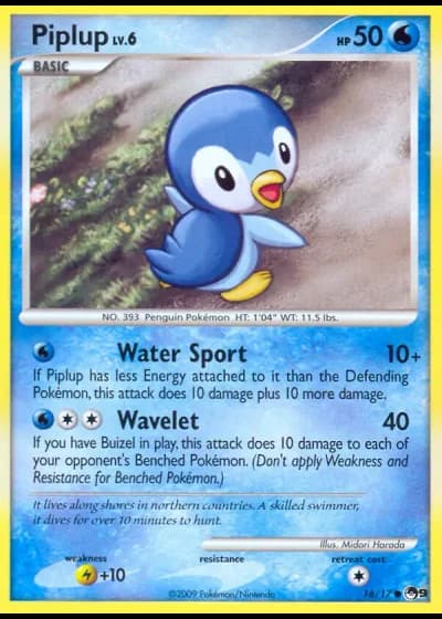 Piplup #16/17 — POP Series 9