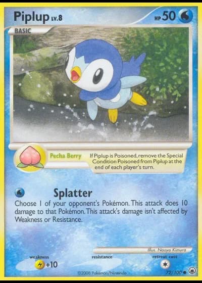 Piplup #72/100 — Majestic Dawn