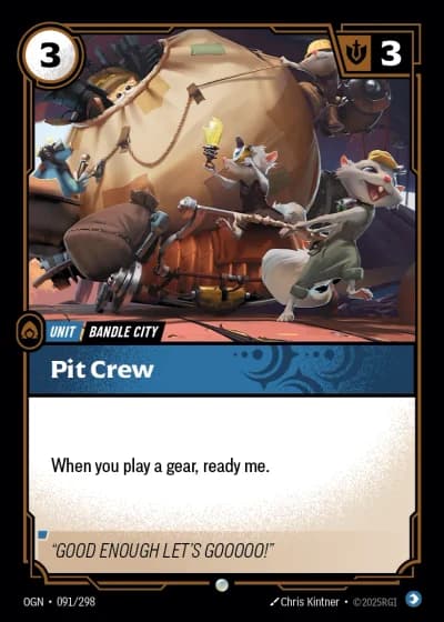 Pit Crew #091/352 — Origins