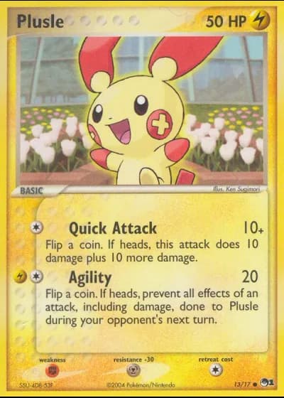Plusle #13/17 — POP Series 1