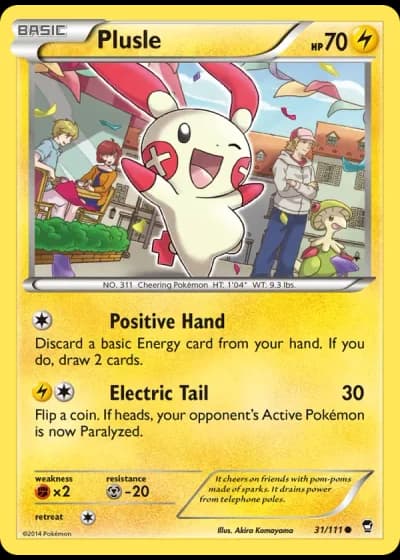 Plusle #31/111 — Furious Fists