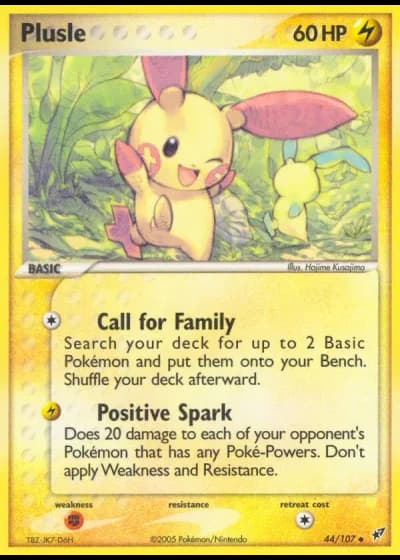 Plusle #44/107 — EX Deoxys