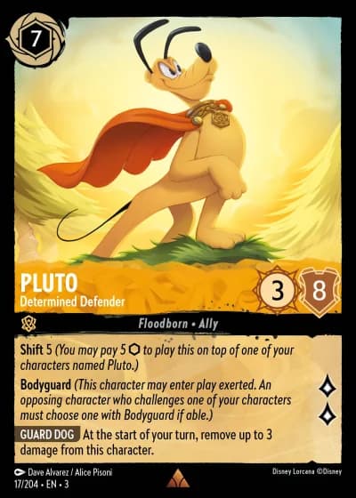 Pluto - Determined Defender #17/204 — Into the Inklands