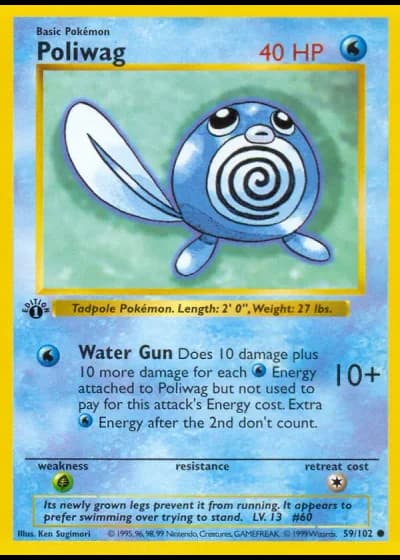 Poliwag #59/102 — Base Set