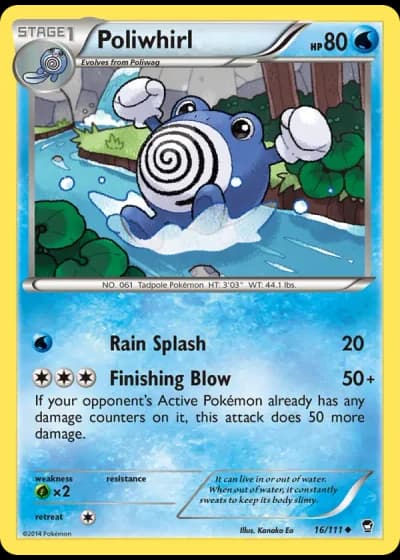 Poliwhirl #16/111 — Furious Fists