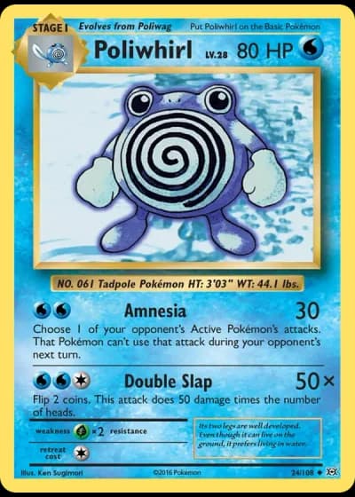 Poliwhirl #24/108 — Evolutions