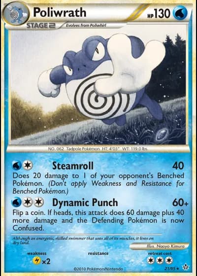 Poliwrath #21/95 — Unleashed