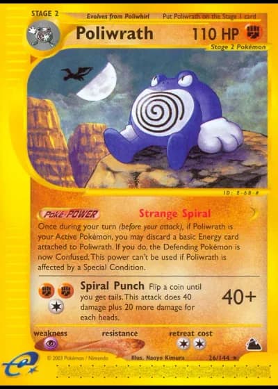 Poliwrath #26/144 — Skyridge
