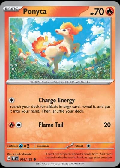 Ponyta #026/162 — Temporal Forces