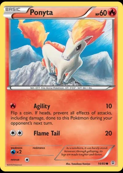 Ponyta #14/83 — Generations