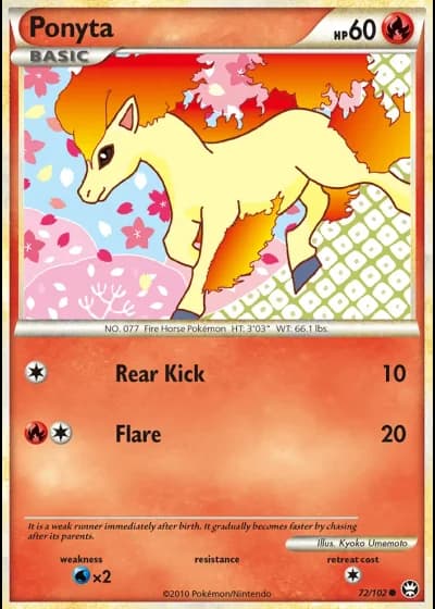 Ponyta #72/102 — Triumphant