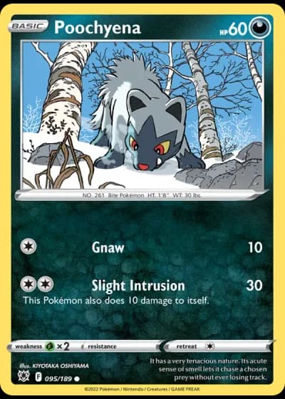 Poochyena #095/189 — Astral Radiance
