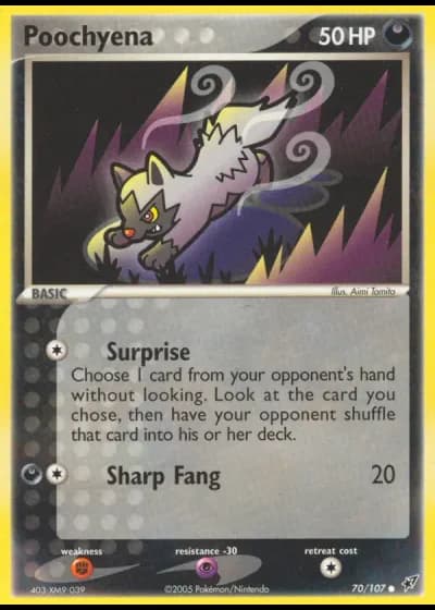 Poochyena #70/107 — EX Deoxys