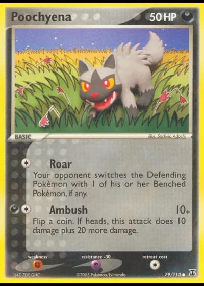Poochyena #79/113 — Delta Species