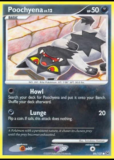 Poochyena #86/127 — Platinum