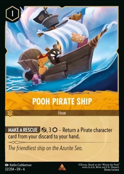 Pooh Pirate Ship #32/204 — Azurite Sea