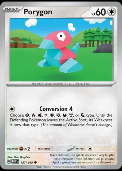 Porygon #137/165 — 151