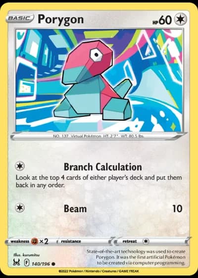 Porygon #140/196 — Lost Origin
