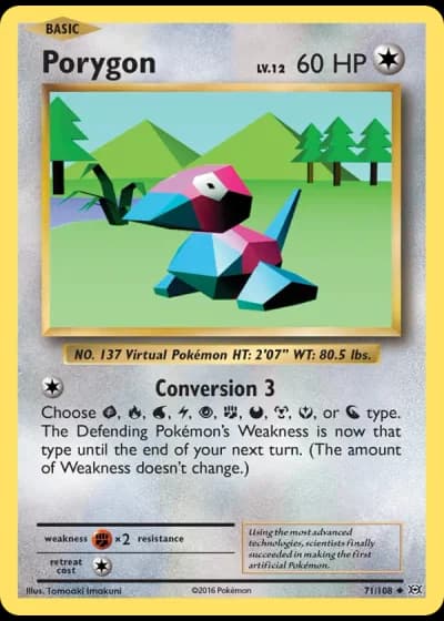 Porygon #71/108 — Evolutions