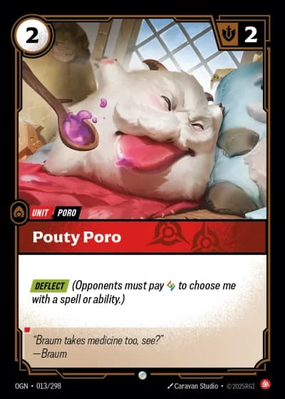 Pouty Poro #013/352 — Origins