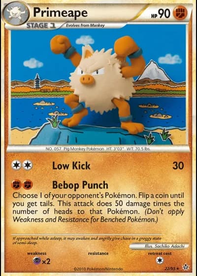 Primeape #22/95 — Unleashed