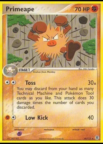 Primeape #28/112 — FireRed & LeafGreen