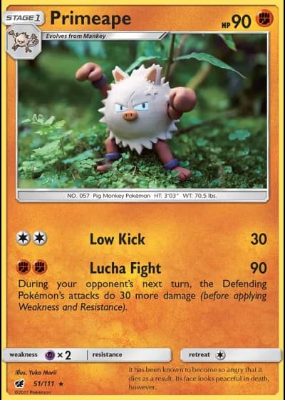Primeape #51/111 — Crimson Invasion